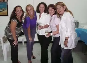  Integrantes del Comit&eacute; de Damas lalinense, quienes tambi&eacute;n realizan una importante labor social.