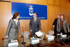 El responsable de Cultura a su llegada a la inauguraci&oacute;n.