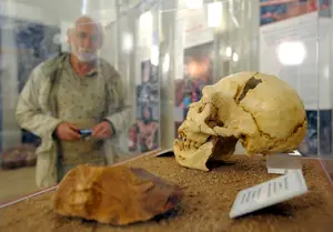 Imagen de la exposición ‘Atapuerca, la aventura de la evolución’.