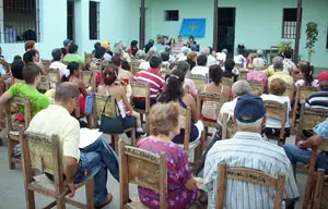  Un momento de las jornadas culturales celebradas por la colectividad en Guantánamo.
