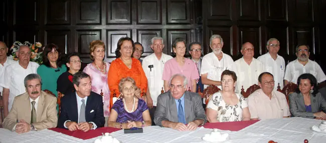  Los presidentes de sociedades asturianas en Cuba celebraron una reunión con el presidente Areces y su comitiva.