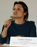  Laura Seara, durante su intervenci&oacute;n en la Conferencia de la Mujer.