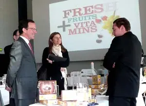 Carlos Teresa durante la feria de Dinamarca.