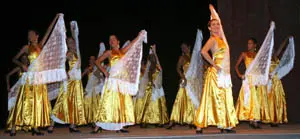  Un momento de una de las actuaciones que pudieron ver los asistentes al festival &lsquo;La Huella de Espa&ntilde;a&rsquo;.