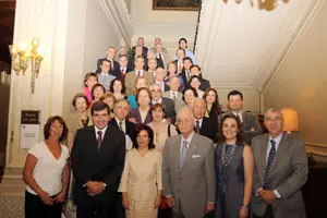  Pilar Pin, durante su &uacute;ltimo viaje a Chile.