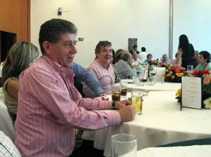 Un momento de la celebración de los cabraliegos residentes en México.