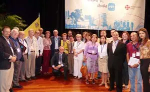 Parte de los integrantes de Junta Directiva y del Comité Ejecutivo del Partido Popular de España en Venezuela.