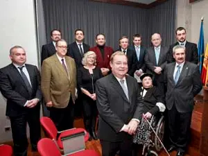 Una representación de la Cámara de Comercio de Oviedo.