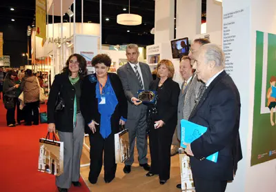  Un momento de la entrega del premio. 