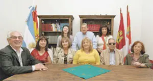 Miembros de la Junta directiva de Santa Fe.
