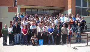 El grupo que participó en el Curso de Asturianía.