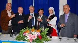 Un momento de la celebración de la Unión Piloñesa en el Centro Asturiano de Buenos Aires. 