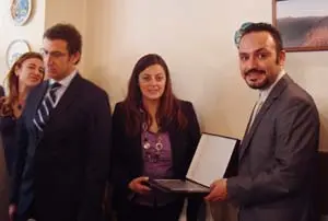  Manuel Carrete, durante el acto. 