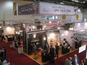 Vista general de la London International Wine & Spirits Fair.