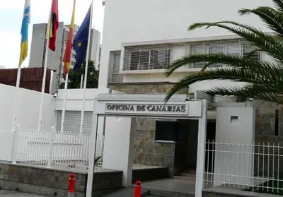 Fachada de la Delegación del Gobierno de Canarias en Caracas.