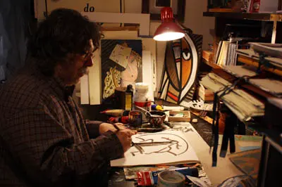   El pintor Xavier Magalh&atilde;es.