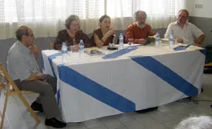  Helena Villar centrou a s&uacute;a charla en Rosal&iacute;a de Castro, e Xes&uacute;s R&aacute;bade, en Ux&iacute;o Novoneyra.