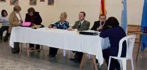 Un momento de la Asamblea Anual Ordinaria del Centro Asturiano de Tucumán. 