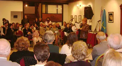 Un momento de la celebración del ‘Día de les Lletres’ en el Centro Asturiano de Mendoza.