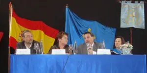  Un momento del acto de clausura de la Semana Cultural.    
