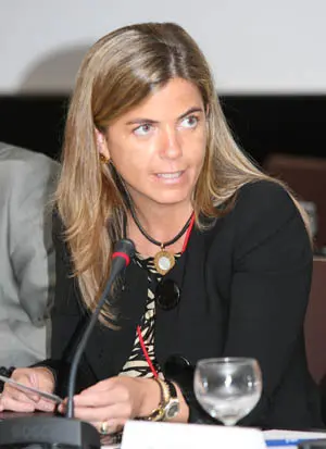 Victoria Cristóbal en un momento de su intervención.