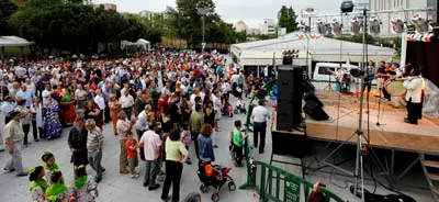  Un momento da festa organizada en Sabadell. 