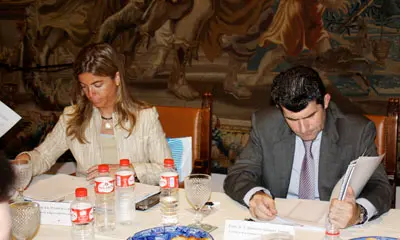 Victoria Cristóbal, durante el Pleno.