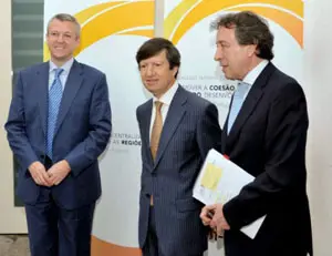 Alfonso Rueda, Carlos Lage y Jos&eacute; Antonio de Santiago-Ju&aacute;rez. 