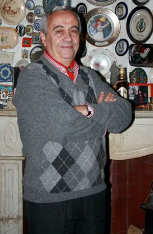 Carlos Penelas, en su casa. 