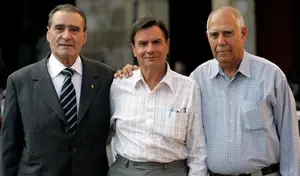 Pedro Bello,Claudio Fernández y Sergio Rabanillo –de izquierda a derecha–.
