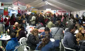 El patio de comidas. 