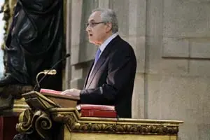  &Oacute;nega, en un momento de la celebraci&oacute;n.