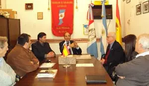  Javier Villar, durante la presentaci&oacute;n que realiz&oacute; en la ciudad de Montevideo.