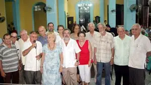 Miembros de la FAAC, durante la celebración de los cincuenta años de la entidad .