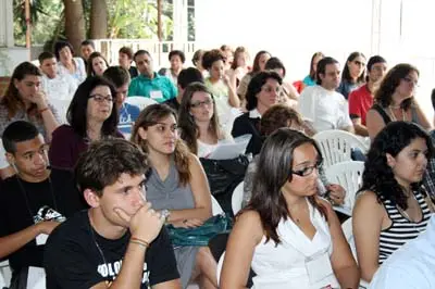 Algunos de los asistentes a la reunión.