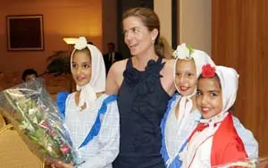 Victoria Cristóbal, durante la celebración de anteriores Jornadas Culturales en La Habana.