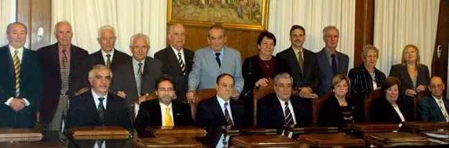  La nueva junta directiva del Centro Gallego de Buenos Aires.