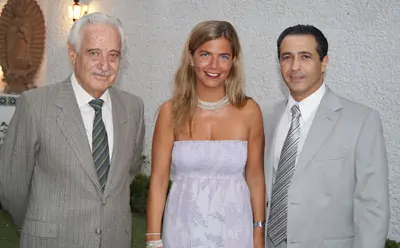 Fidel Domínguez, Victoria Cristóbal y José Luis Beato.