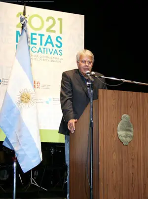  Felipe Gonz&aacute;lez, en su intervenci&oacute;n en la clausura del XX &lsquo;Congreso Iberoamericano de Educaci&oacute;n&rsquo;.