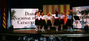 Un momento de la celebraci&oacute;n de la Diada.