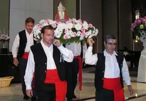  Un momento de la procesión. 