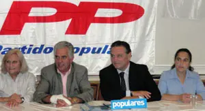  Alfredo Prada, durante la reuni&oacute;n con el Comit&eacute; Ejecutivo del PP en Suiza.