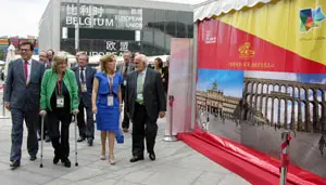María José Salgueiro presidió los actos del Día de Castilla y León en la Exposición Universal de Shanghai.