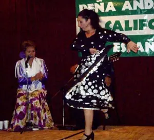Una de las actuaciones de la fiesta.