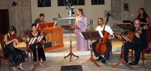 Un momento de la actuación del grupo de música antigua ‘Ars Longa’.