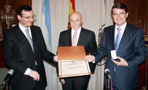 Mañueco en el acto de la Legislatura.