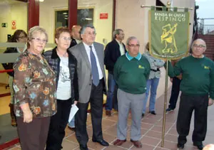 Teresa Ordiz y De la Cera, durante su visita al Centro Asturiano de Alcobendas.