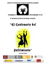 Cartel anunciador de la obra.