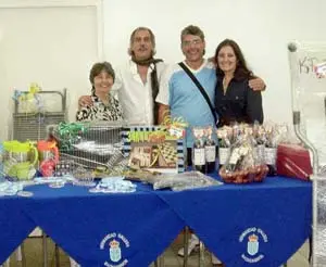 Amalia Chiacchio, Joselo Ferreira González, Juan Blanco Manso, Sec. Deportes HGV; y Mariela Llabrés de Ponte.