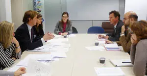  Jes&uacute;s Gamallo, durante la reuni&oacute;n mantenida el pasado martes en Bruselas.